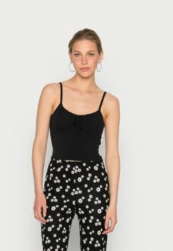 Cheapest ๐ Hollister Co. BARE RUCHED BUST - Top - Casual Black โญ