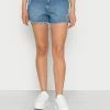 Outlet 👍 Hollister Co. CHAIN UHR MOM CEMENT - Denim Shorts - Cement 🛒