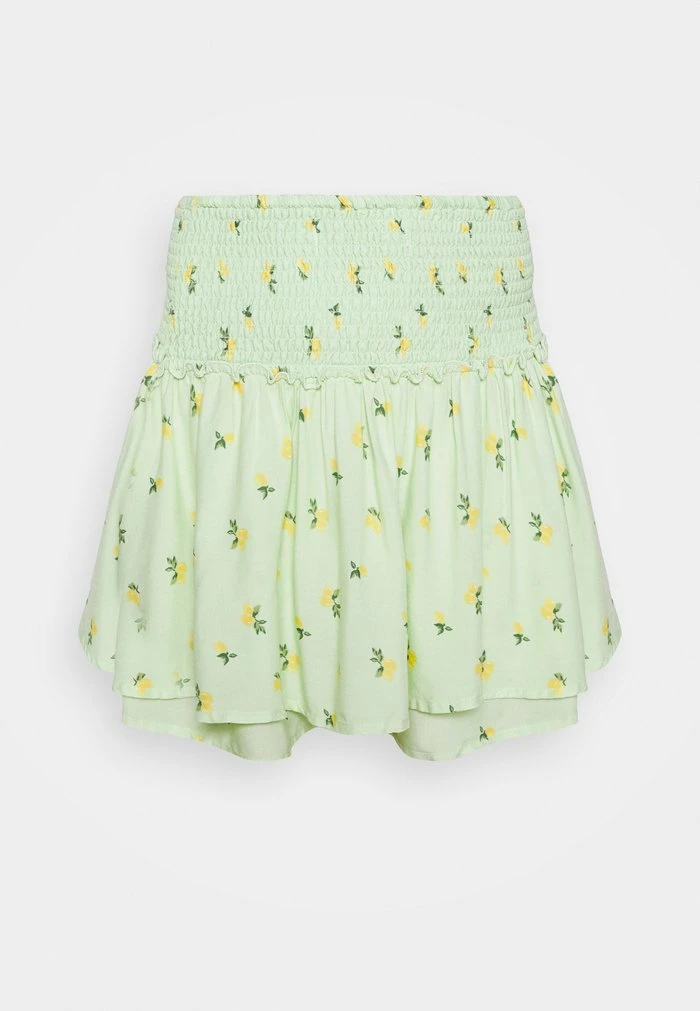 Hot Sale ๐ Hollister Co. FLIRTY SMOCKED SKORT - Mini ๐ Skirt - Green ๐ - Image 4