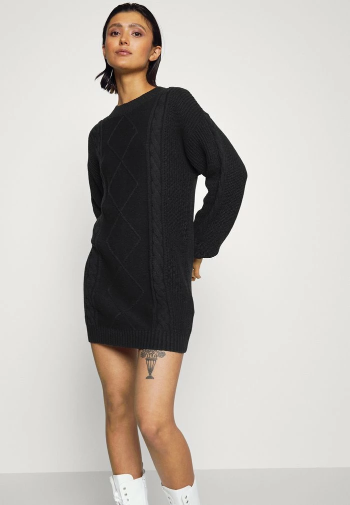 Wholesale โค๏ธ Hollister Co. CABLE SWEATER ๐ DRESS - Jumper ๐ DRESS - Black ๐ฅฐ - Image 4