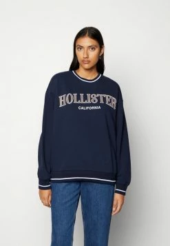 Deals 🧨 Hollister Co. OVERSIZED CREW - Sweatshirt - Navy ✔️
