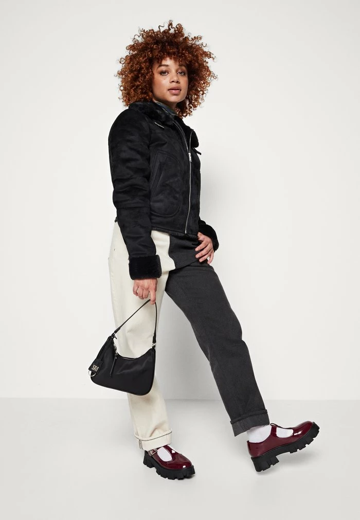 Flash Sale ❤️ Hollister Co. COZY BIKER - Light Jacket - Black Beauty 🔥 - Image 2