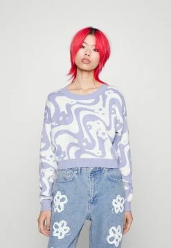 Best Pirce ⭐ Hollister Co. EASY CREW PATTERN - Jumper - Thistledown 😀