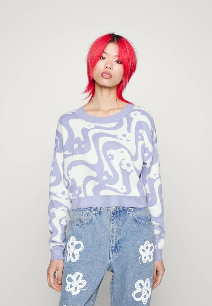 Best Pirce ⭐ Hollister Co. EASY CREW PATTERN - Jumper - Thistledown 😀