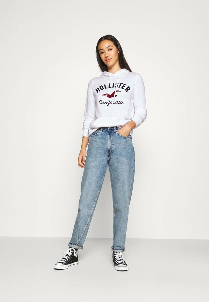 Best Sale โ Hollister Co. TERRY TECH CORE - Hoodie - White ๐ - Image 2