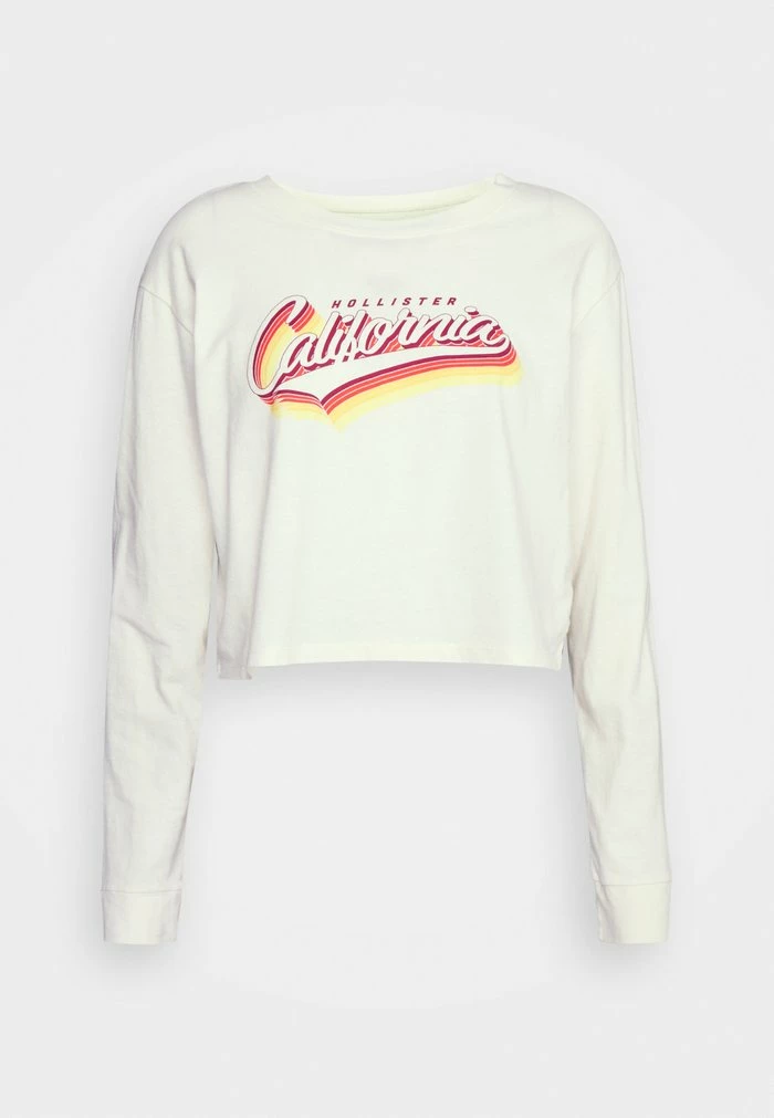 Budget ๐ Hollister Co. CREW - Long Sleeved Top - Cream ๐คฉ - Image 4