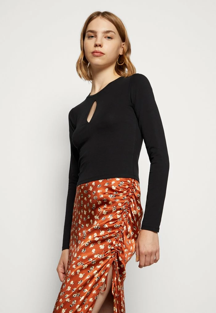 Flash Sale ๐ Hollister Co. MIDI ๐ SKIRT WITH SIDE CINCH - Pencil ๐ SKIRT - Sequoia ๐ - Image 4