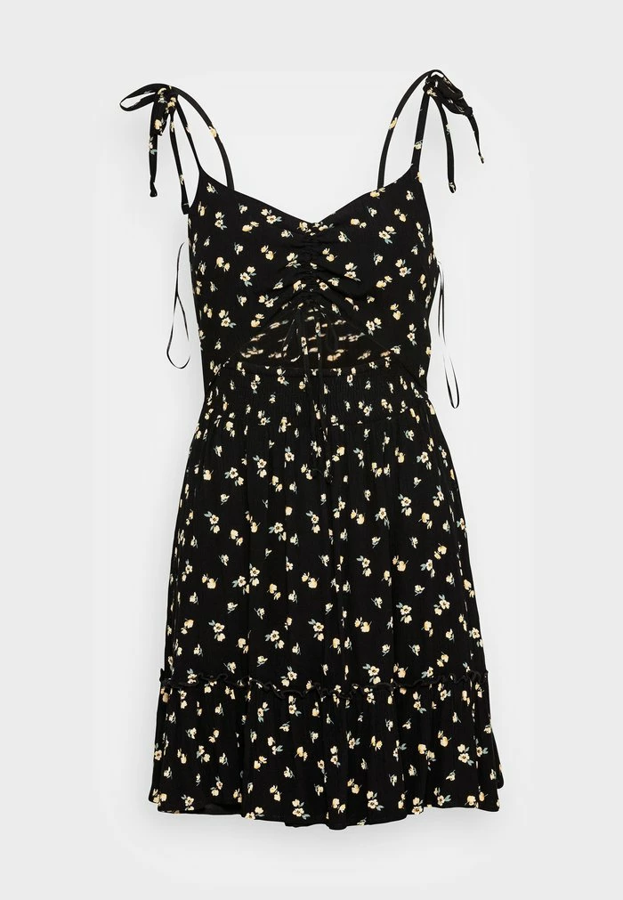 Promo ๐ Hollister Co. Day ๐ Dress - Black Floral ๐ - Image 4