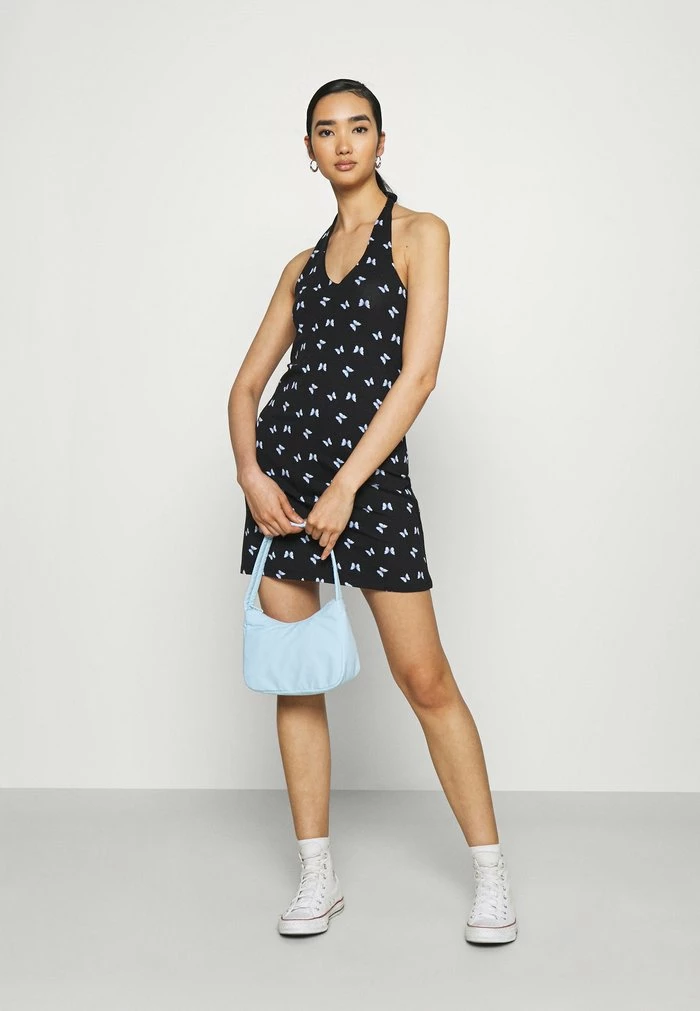 Coupon ๐ Hollister Co. WEBEX HALTER SHORT ๐ DRESS - Shift ๐ DRESS - Black โญ - Image 2