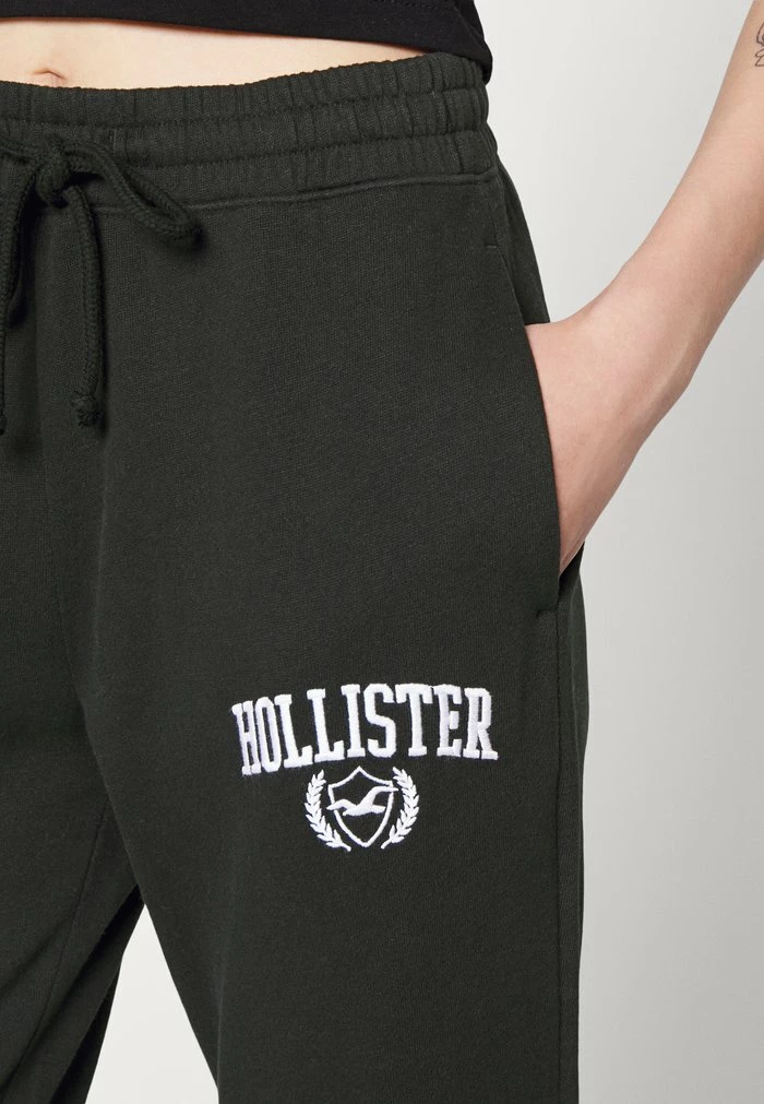 Outlet 👍 Hollister Co. LOGO JOGGER - Tracksuit Bottoms - Black ✔️ - Image 5