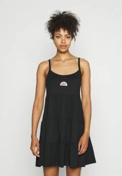 Cheapest ๐คฉ Hollister Co. PRIDE CAPSULE EMBROID BABYDOLL ๐ DRESS - Jersey ๐ DRESS - Black ๐