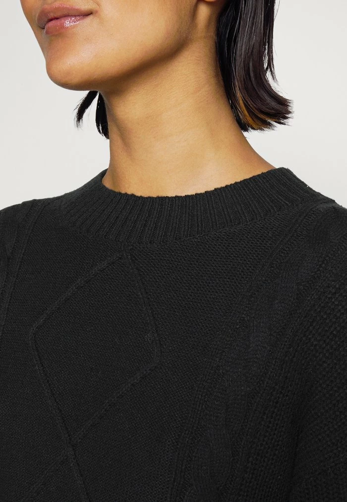 Wholesale โค๏ธ Hollister Co. CABLE SWEATER ๐ DRESS - Jumper ๐ DRESS - Black ๐ฅฐ - Image 7