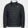 Cheapest ✨ Hollister Co. ICON NARROW CHANNEL MOCK - Light Jacket - Black 😍