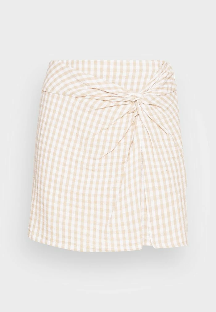 Buy ๐ Hollister Co. Mini ๐ Skirt - Brown Gingham ๐ - Image 4