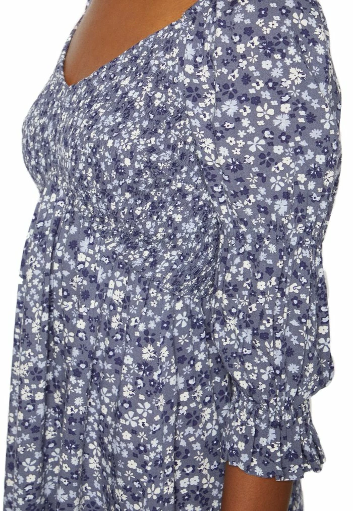 Buy 🔥 Hollister Co. HOT SMOCKED BODICE 👗 DRESS - Day 👗 DRESS - Blue 👍 - Image 6