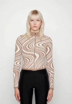 Best Pirce 🎁 Hollister Co. FLYAWAY CARDIGAN - Cardigan - Brown 🎁