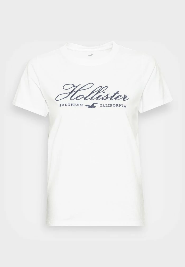 New 🌟 Hollister Co. Print T-shirt - White 🔔 - Image 4