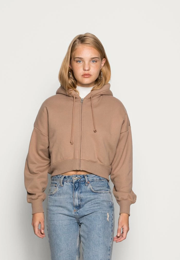 Promo 👏 Hollister Co. Zip-up Sweatshirt - Portabella ✨