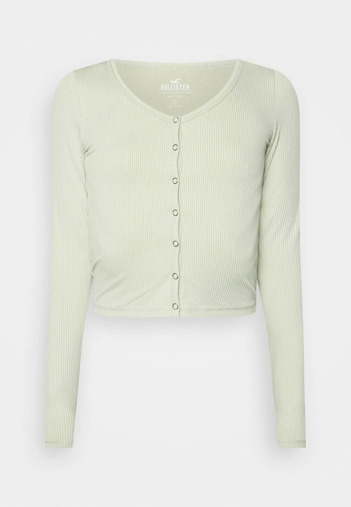 Best deal ๐ Hollister Co. SLIM SWEETHEART NECK - Cardigan - Desert Sage ๐คฉ - Image 5