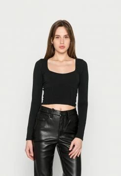 Cheap 🔔 Hollister Co. Long Sleeved Top - Casual Black 😍