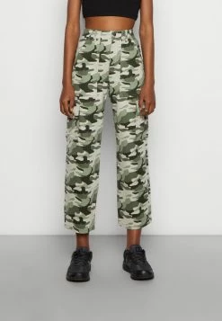 Best reviews of 👏 Hollister Co. ULTRA HIGH RISE ANKLE STRAIGHT LEG - Cargo Trousers - Camo 🤩