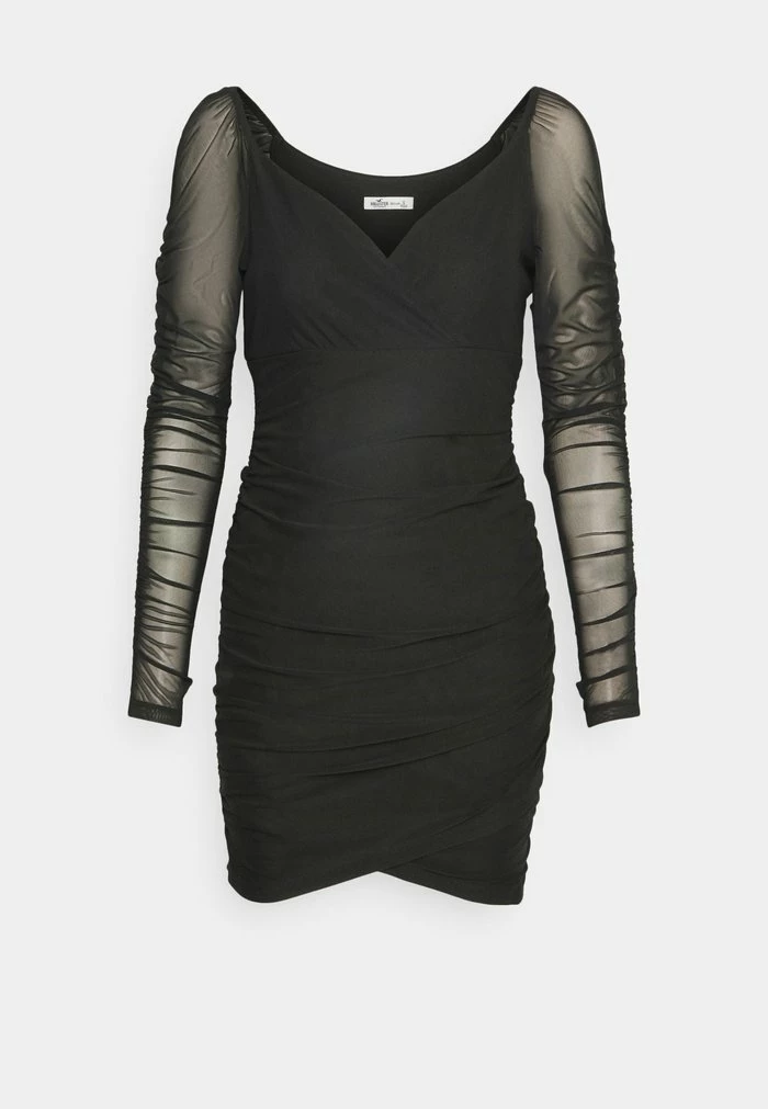 Deals 👍 Hollister Co. BODYCON 👗 DRESS - Cocktail 👗 DRESS / Party 👗 DRESS - Black Solid 👍 - Image 4