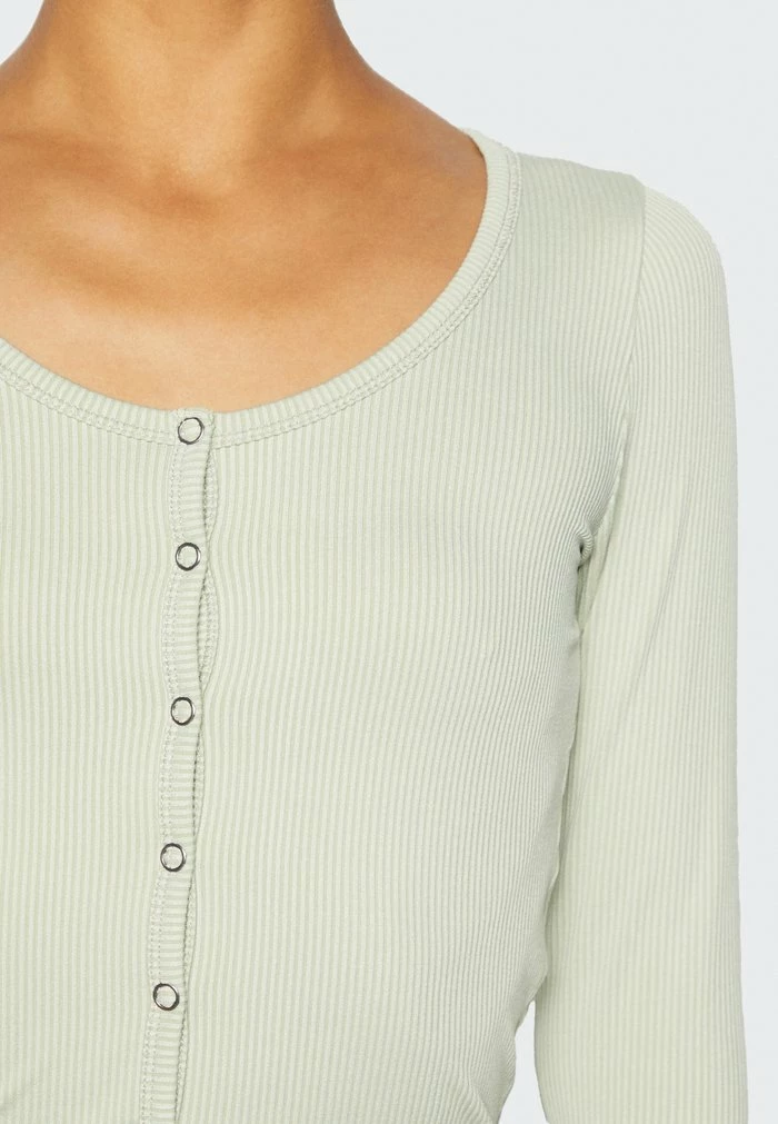 Best deal ๐ Hollister Co. SLIM SWEETHEART NECK - Cardigan - Desert Sage ๐คฉ - Image 6