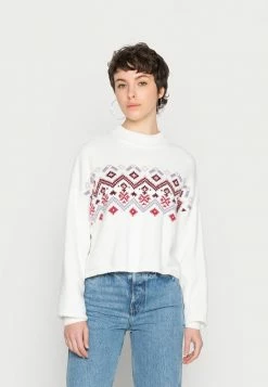 Coupon 🥰 Hollister Co. FAIR ISLE COOL GIRL MOCK NECK - Jumper - Fair Isle 🌟