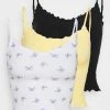 Hot Sale 🥰 Hollister Co. LETTUCE CAMI 3 PACK - Top - Yellow/black 🥰