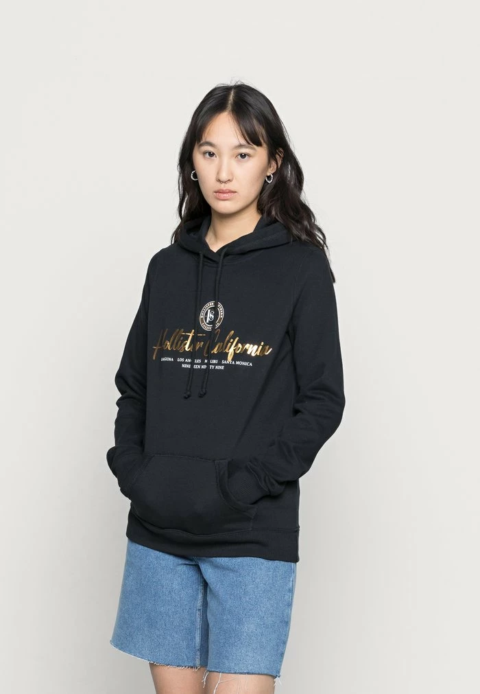 Cheap โญ Hollister Co. CYBER DROP - Sweatshirt - Casual Black ๐