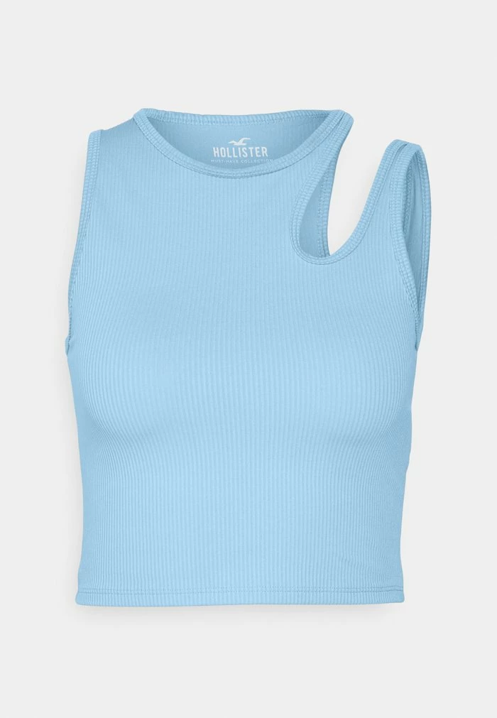 Hot Sale โจ Hollister Co. ASYM SEAMLESS HIGHNECK TANK - Top - Placid Blue โจ - Image 5