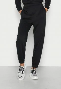 Flash Sale ⭐ Hollister Co. LOGO DAD JOGGER - Tracksuit Bottoms - Black ❤️