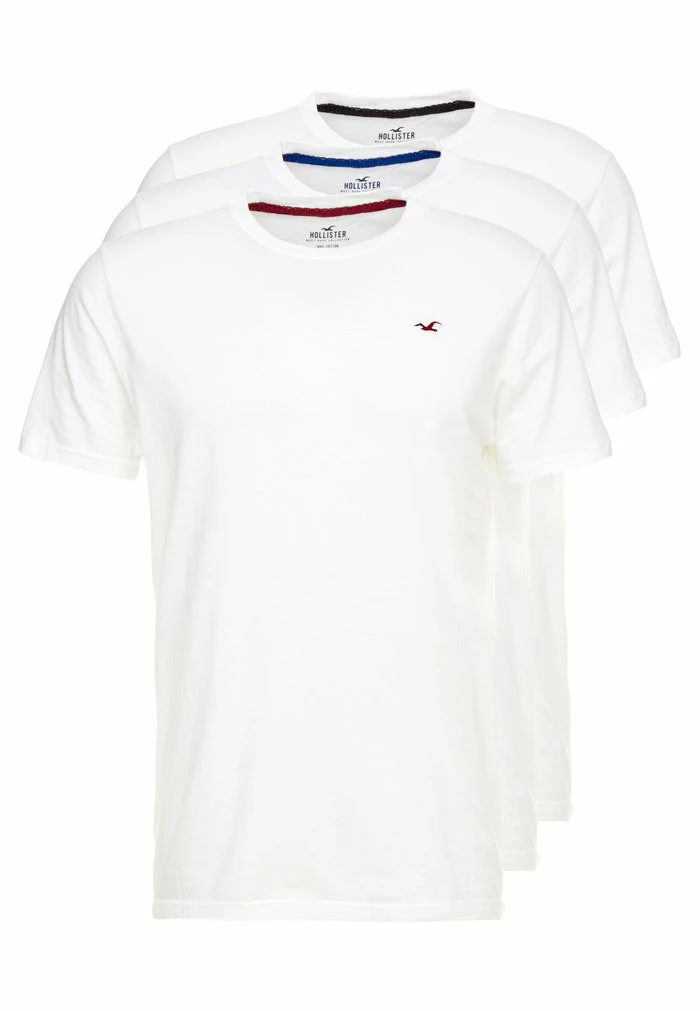 Best deal โค๏ธ Hollister Co. CREW CHAIN 3 PACK - Basic T-shirt - White ๐ - Image 4