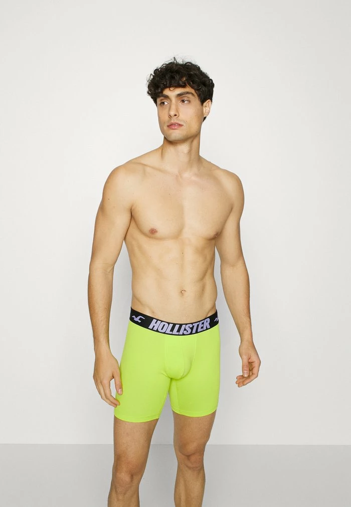 Cheapest ๐ Hollister Co. ICON PATTERN ACTIVE 3 PACK - Pants - Lime Green ๐