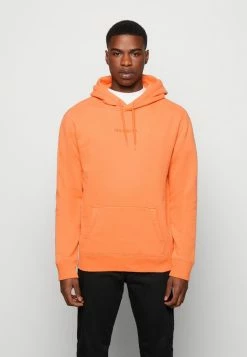 Flash Sale ❤️ Hollister Co. EXCLUSIVE SMALL SCALE LOGO - Hoodie - Orange 🎉