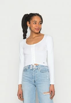 Wholesale 🔔 Hollister Co. Long Sleeved Top - Bright White 😉