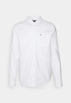 Promo 🌟 Hollister Co. SMART 👗 DRESSING SOLIDS - 👕 Shirt - White 🤩