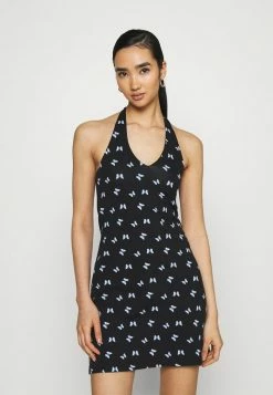Coupon 🌟 Hollister Co. WEBEX HALTER SHORT 👗 DRESS - Shift 👗 DRESS - Black ⭐