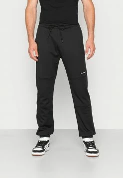 Cheap 👏 Hollister Co. SPORT JOGGER - Tracksuit Bottoms - Black ❤️
