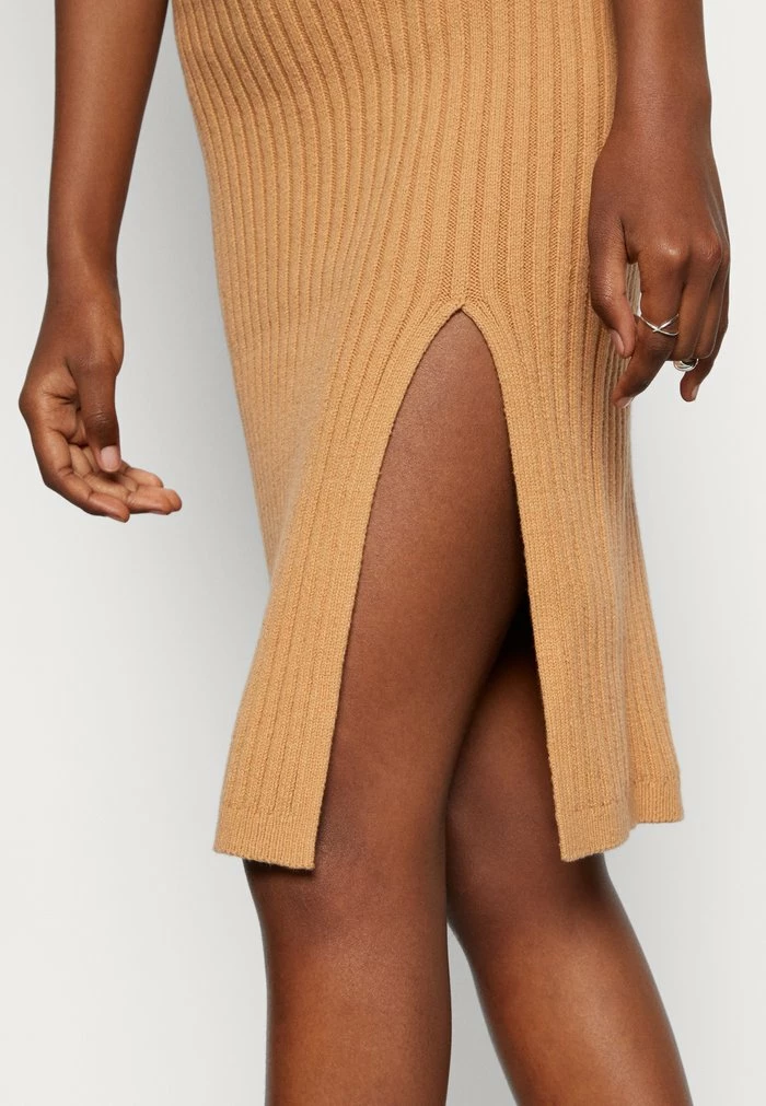 Cheap ๐ Hollister Co. BIB BARE SWEATER MIDI ๐ DRESS - Shift ๐ DRESS - Tan ๐ฅ - Image 6