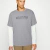 Wholesale 🤩 Hollister Co. ICONIC - Long Sleeved Top - Grey 😀
