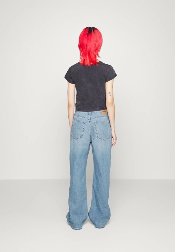 Budget ๐งจ Hollister Co. PLEAT TALL CUFF BAGGY - Relaxed Fit ๐ Jeans - Blue ๐งจ - Image 3