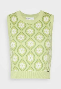 Best deal 🥰 Hollister Co. VEST UPDATE - Jumper - Green Geo 😀