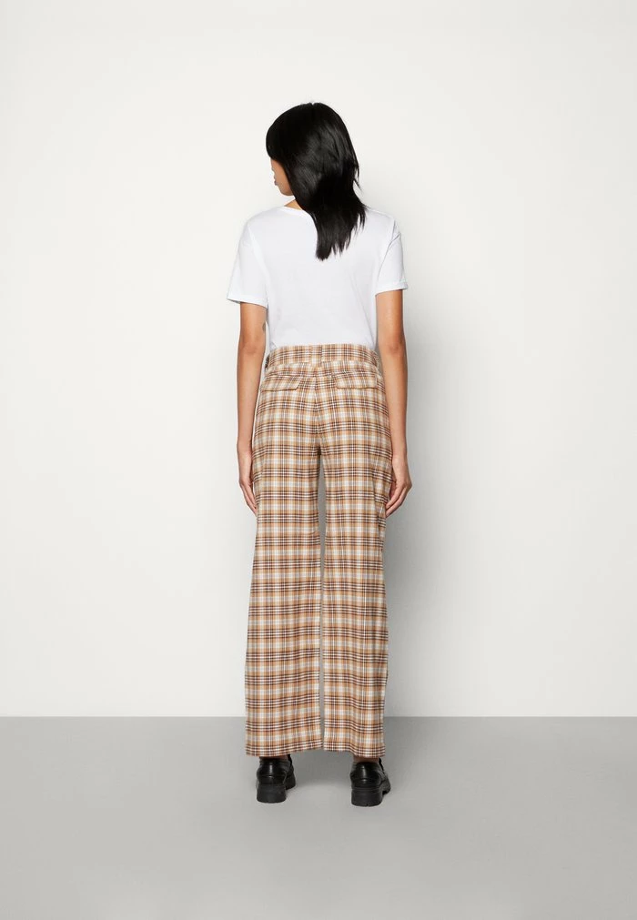 Brand new ๐คฉ Hollister Co. PLAID BAGGY - Trousers - Beige โญ - Image 3