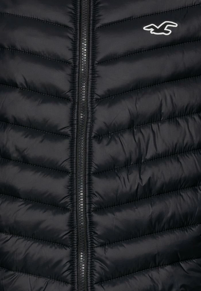 Best deal ๐ Hollister Co. ICON NARROW CHANNEL HOOD CHAIN - Light Jacket - Black โญ - Image 3