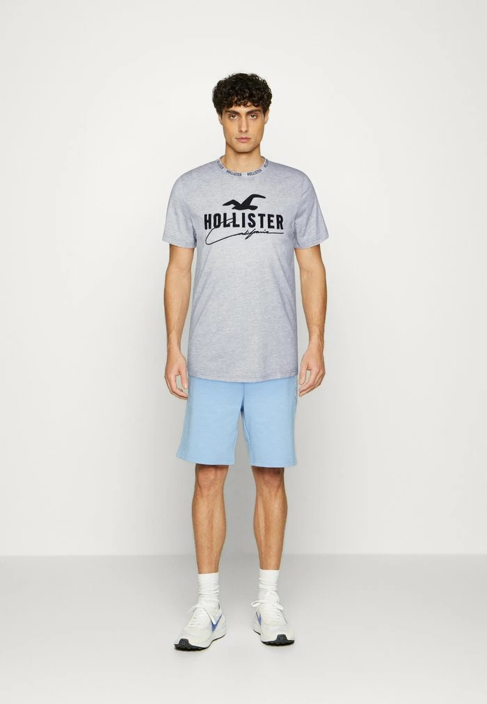 Cheapest ๐ฅฐ Hollister Co. TAPES BLOCKING - Print T-shirt - Grey ๐ - Image 2