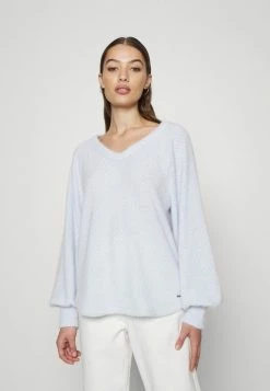 Top 10 ๐ Hollister Co. EYELASH V NECK - Jumper - Xenon ๐ฅฐ