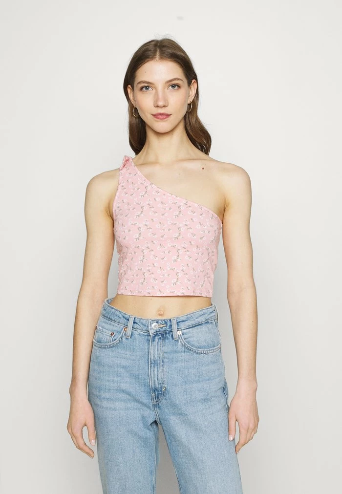 Cheap ๐ฅฐ Hollister Co. ONE SHOULDER TIE 2 PACK - Top - Pink/solid White ๐งจ - Image 3