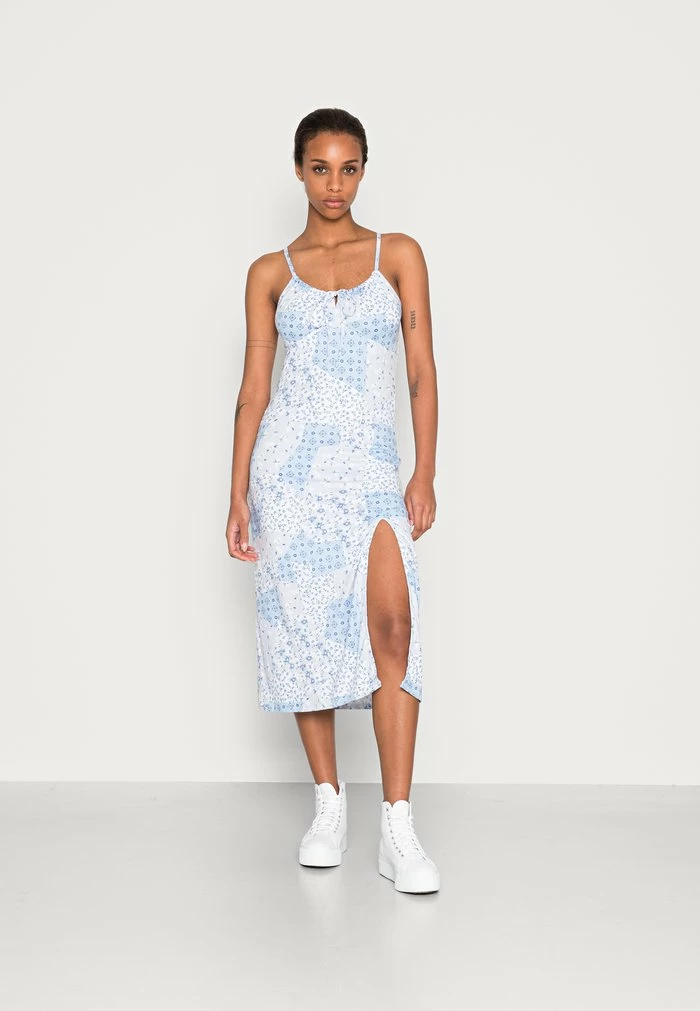 Discount ๐ Hollister Co. Day ๐ Dress - Blue Patchwork ๐