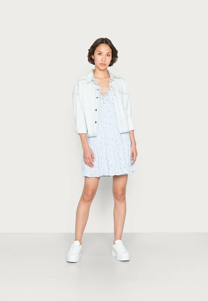 Cheapest ๐ฏ Hollister Co. BARE RUCHED BUST ๐ DRESS - Day ๐ DRESS - Blue ๐ฅฐ - Image 2
